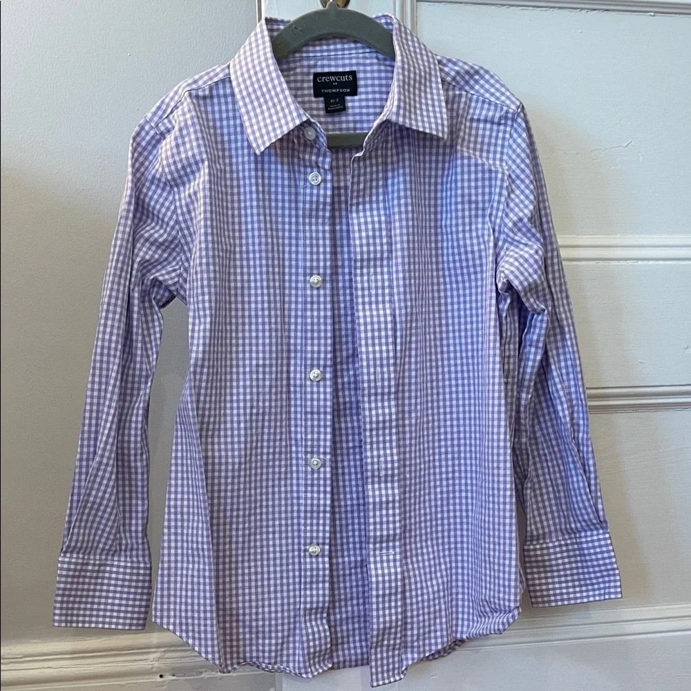 Crewcuts Boys size 6-7 Thompson button down dress Shirt